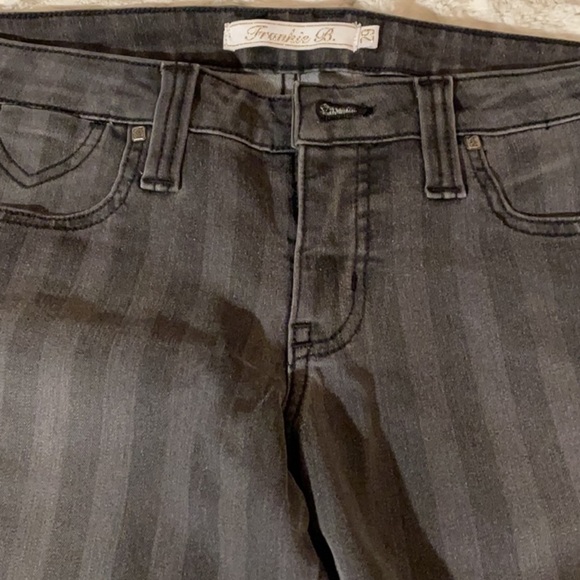 Frankie B distressed striped jeans saved for annareedy - Picture 4 of 8